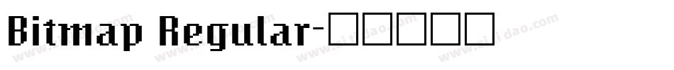 Bitmap Regular字体转换